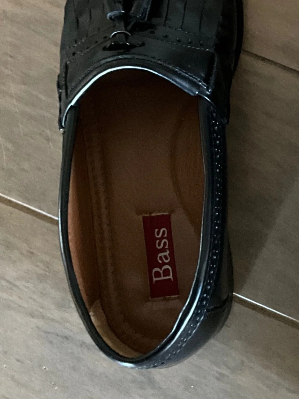 Bass Tassel Loafers 7.5D | Oxblood Black | Classic Leather | Slip-On